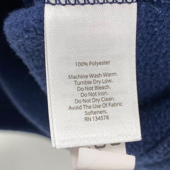 Vineyard Vines Navy Full Zip Fleece Vest Women’s Size XS - Picture 4 of 4